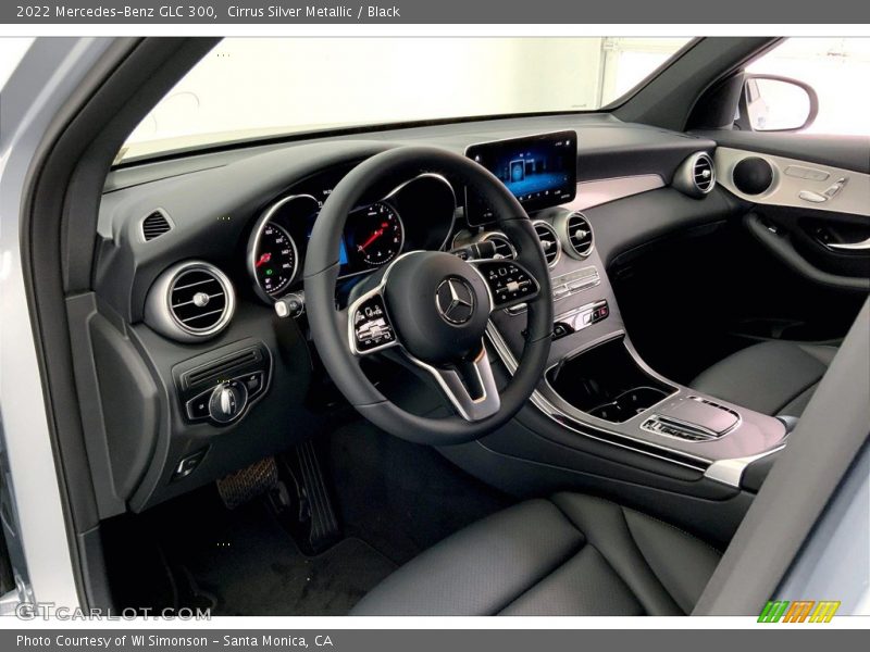 Cirrus Silver Metallic / Black 2022 Mercedes-Benz GLC 300