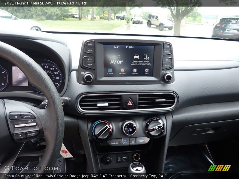 Pulse Red / Black 2021 Hyundai Kona SE AWD