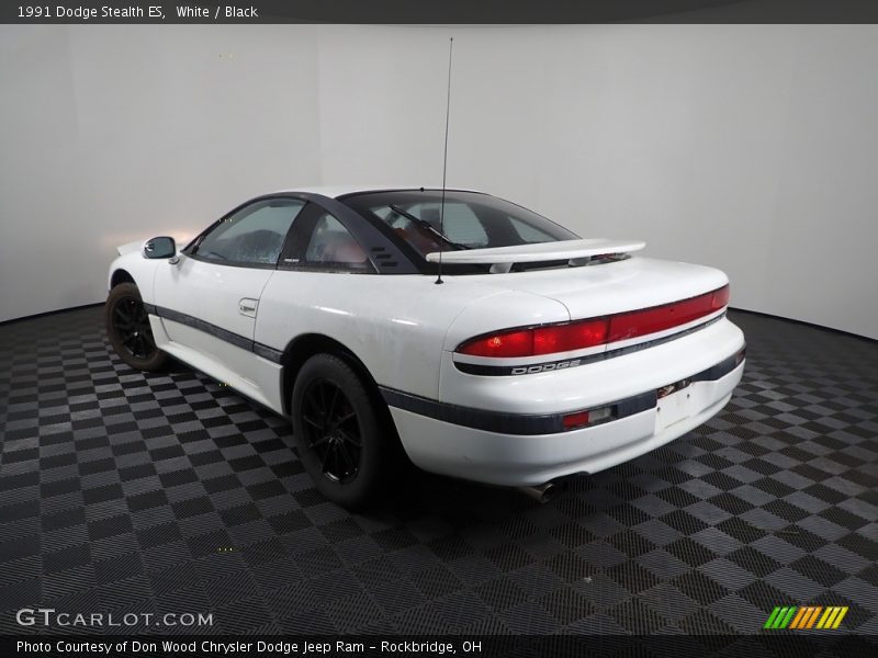 White / Black 1991 Dodge Stealth ES