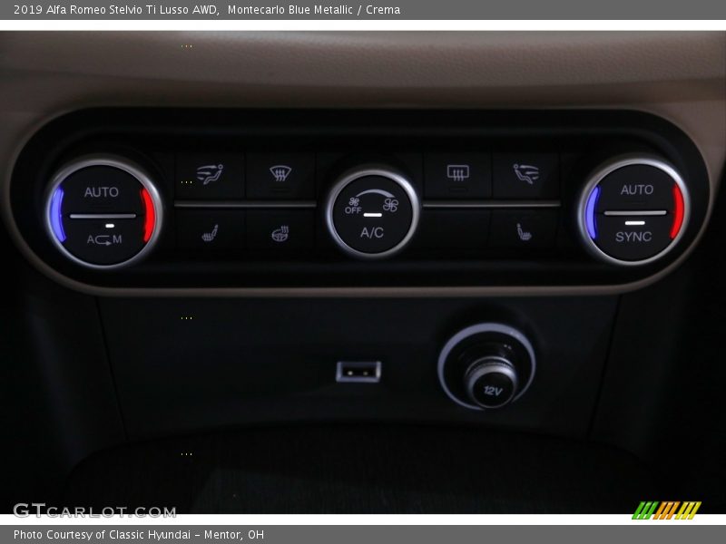 Montecarlo Blue Metallic / Crema 2019 Alfa Romeo Stelvio Ti Lusso AWD