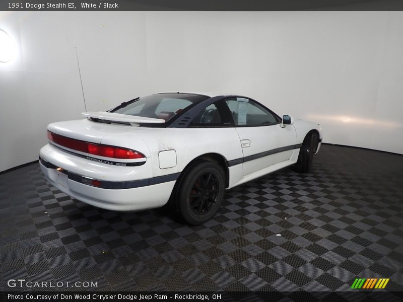 White / Black 1991 Dodge Stealth ES