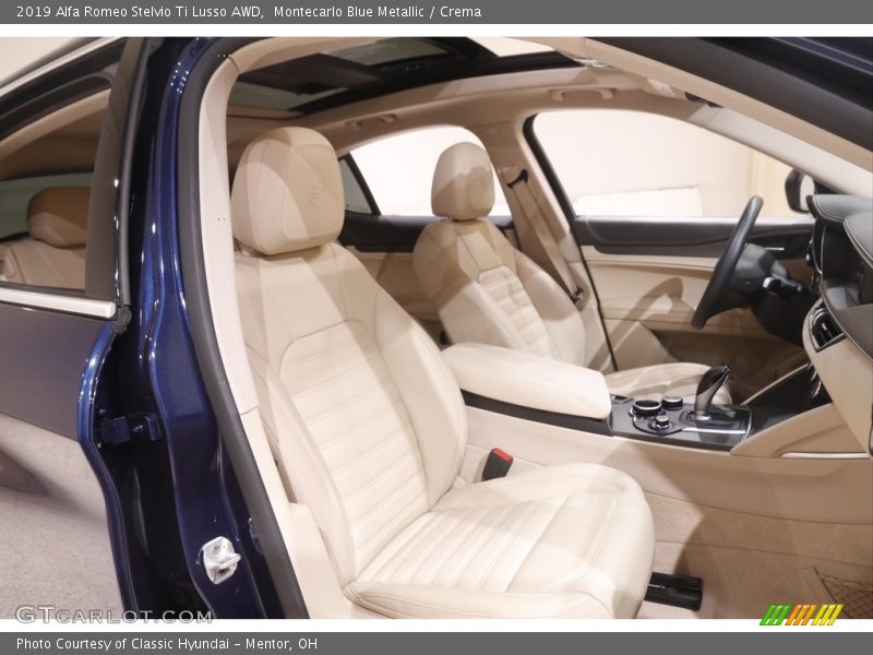 Front Seat of 2019 Stelvio Ti Lusso AWD