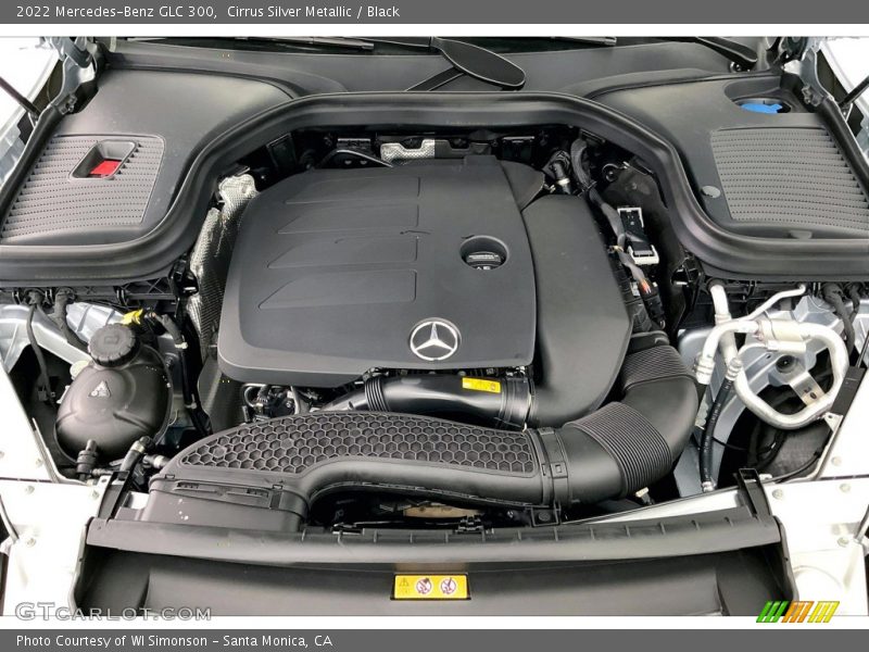Cirrus Silver Metallic / Black 2022 Mercedes-Benz GLC 300