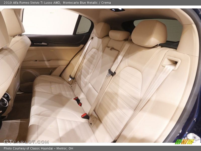 Rear Seat of 2019 Stelvio Ti Lusso AWD