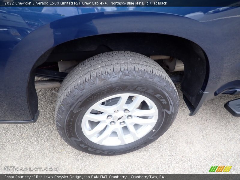 Northsky Blue Metallic / Jet Black 2022 Chevrolet Silverado 1500 Limited RST Crew Cab 4x4