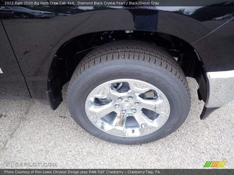 Diamond Black Crystal Pearl / Black/Diesel Gray 2022 Ram 1500 Big Horn Crew Cab 4x4