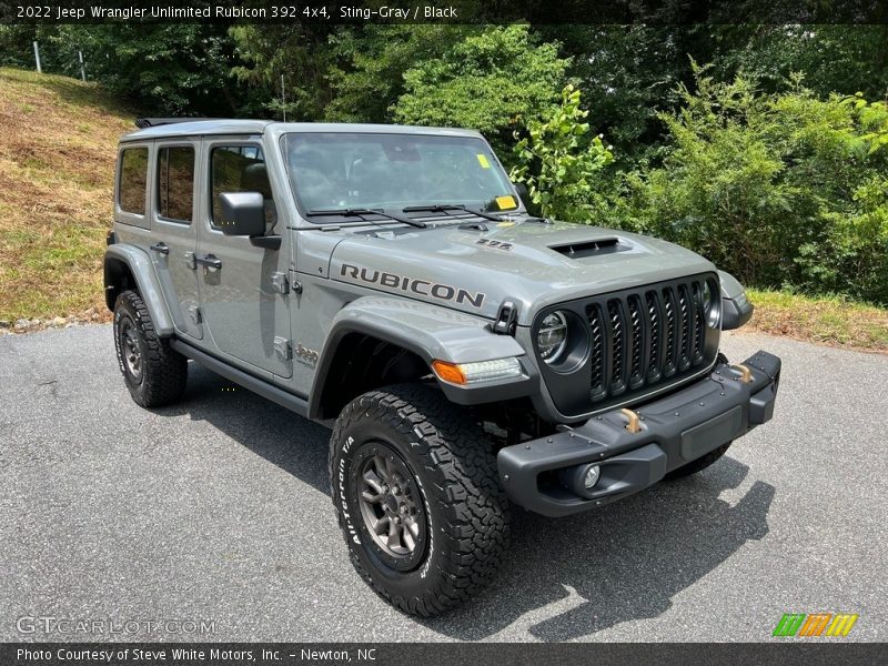 Front 3/4 View of 2022 Wrangler Unlimited Rubicon 392 4x4