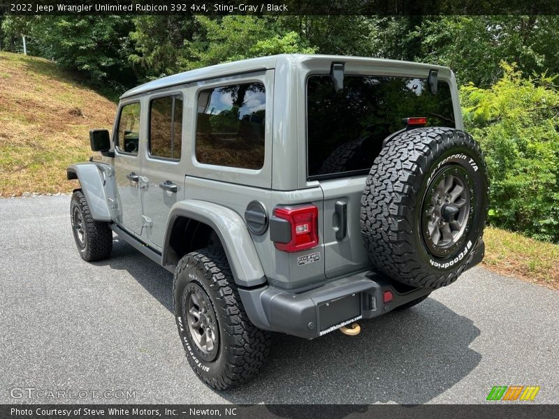 Sting-Gray / Black 2022 Jeep Wrangler Unlimited Rubicon 392 4x4