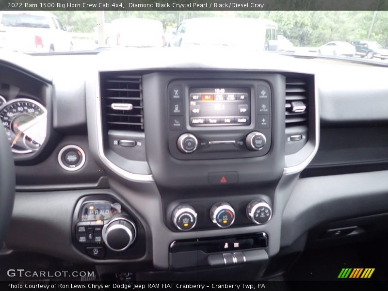 Diamond Black Crystal Pearl / Black/Diesel Gray 2022 Ram 1500 Big Horn Crew Cab 4x4