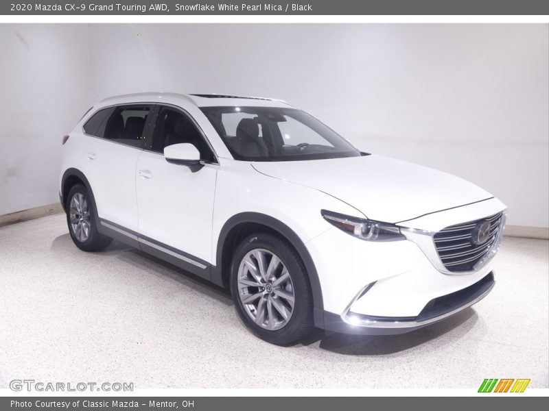 Snowflake White Pearl Mica / Black 2020 Mazda CX-9 Grand Touring AWD