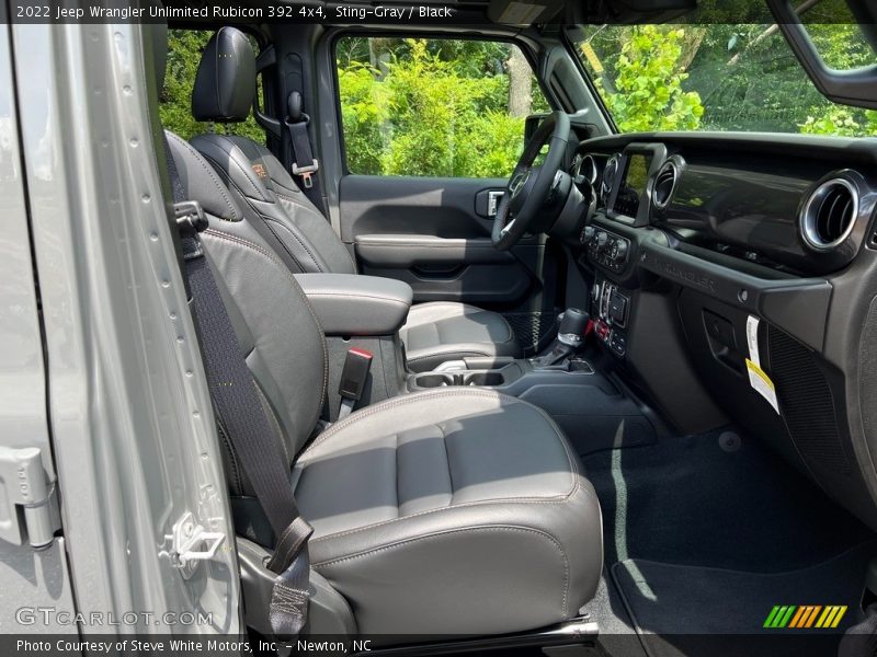 Front Seat of 2022 Wrangler Unlimited Rubicon 392 4x4