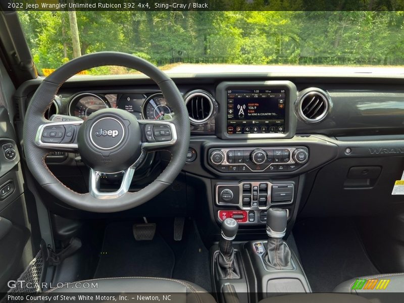 Dashboard of 2022 Wrangler Unlimited Rubicon 392 4x4