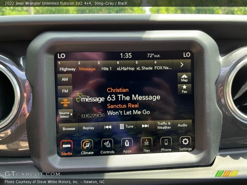 Audio System of 2022 Wrangler Unlimited Rubicon 392 4x4