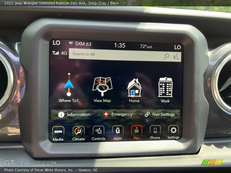 Controls of 2022 Wrangler Unlimited Rubicon 392 4x4