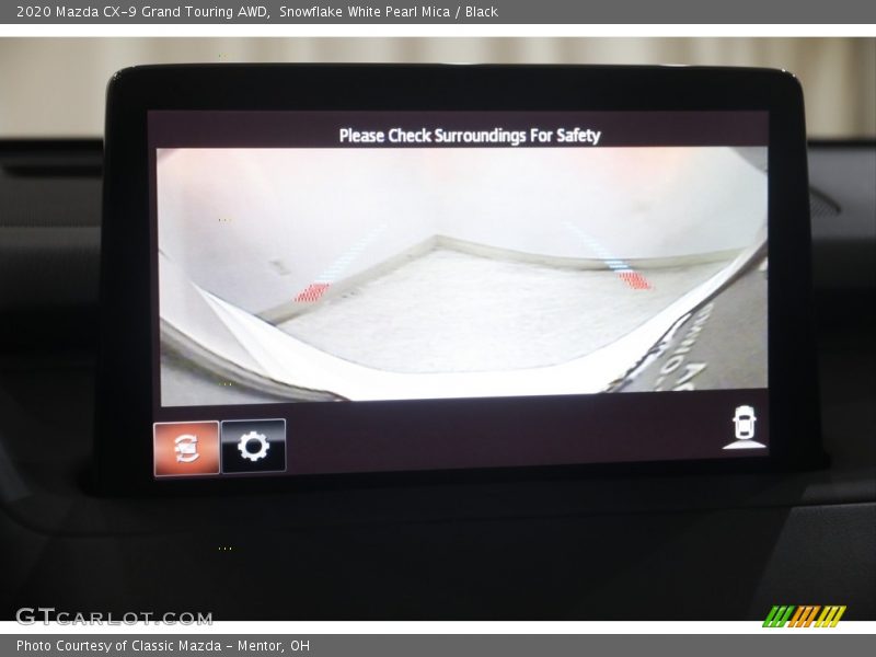 Snowflake White Pearl Mica / Black 2020 Mazda CX-9 Grand Touring AWD