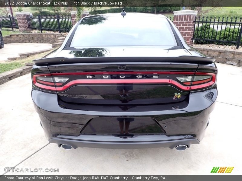 Pitch Black / Black/Ruby Red 2022 Dodge Charger Scat Pack Plus