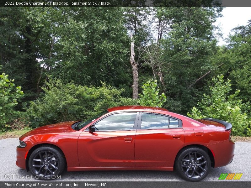 Sinamon Stick / Black 2022 Dodge Charger SXT Blacktop