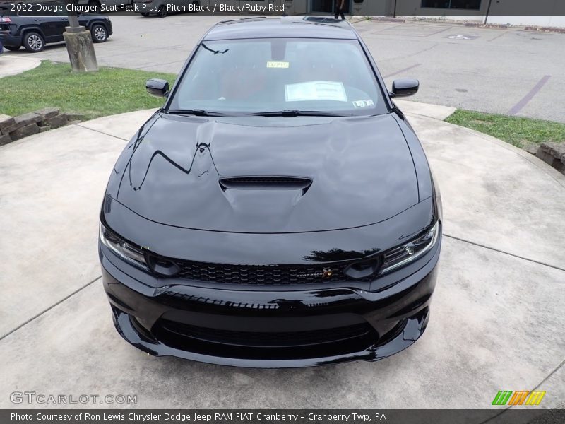 Pitch Black / Black/Ruby Red 2022 Dodge Charger Scat Pack Plus