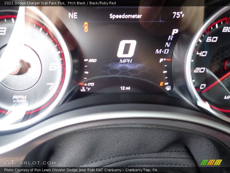 Pitch Black / Black/Ruby Red 2022 Dodge Charger Scat Pack Plus