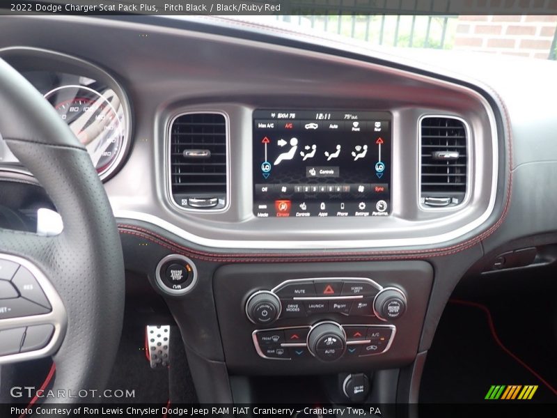 Controls of 2022 Charger Scat Pack Plus