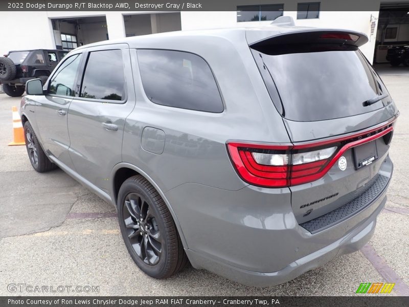 Destroyer Gray / Black 2022 Dodge Durango R/T Blacktop AWD