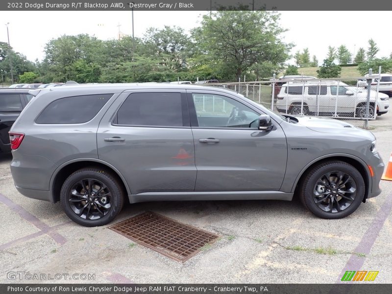 Destroyer Gray / Black 2022 Dodge Durango R/T Blacktop AWD