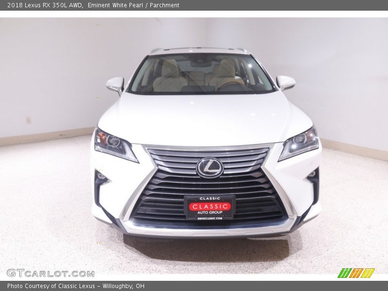 Eminent White Pearl / Parchment 2018 Lexus RX 350L AWD