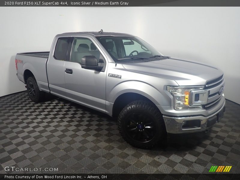 Iconic Silver / Medium Earth Gray 2020 Ford F150 XLT SuperCab 4x4