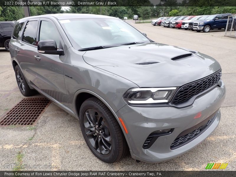 Destroyer Gray / Black 2022 Dodge Durango R/T Blacktop AWD