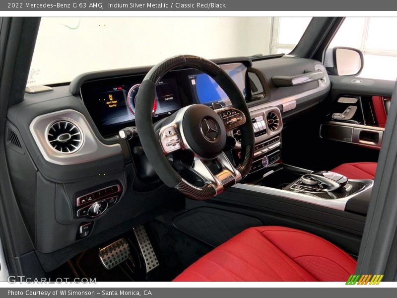 Dashboard of 2022 G 63 AMG