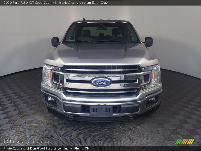 Iconic Silver / Medium Earth Gray 2020 Ford F150 XLT SuperCab 4x4