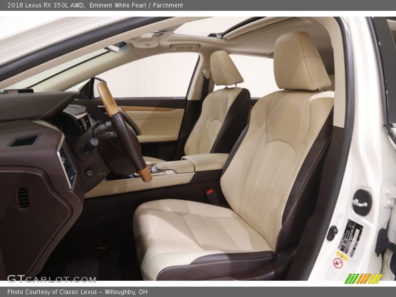 Eminent White Pearl / Parchment 2018 Lexus RX 350L AWD