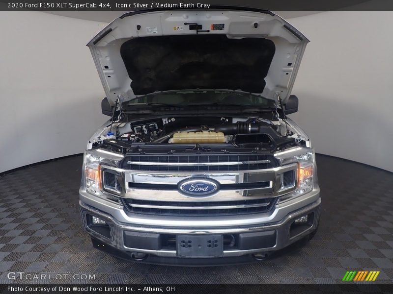 Iconic Silver / Medium Earth Gray 2020 Ford F150 XLT SuperCab 4x4