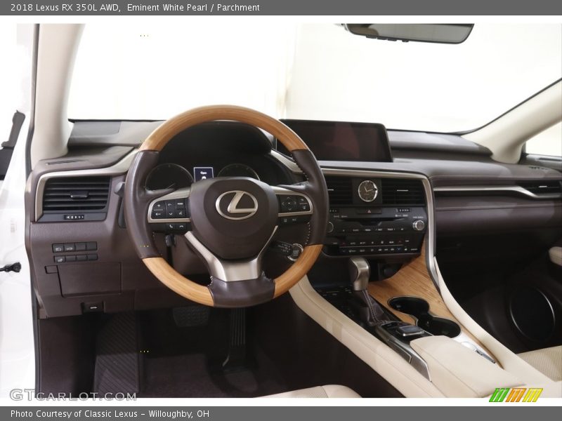 Eminent White Pearl / Parchment 2018 Lexus RX 350L AWD