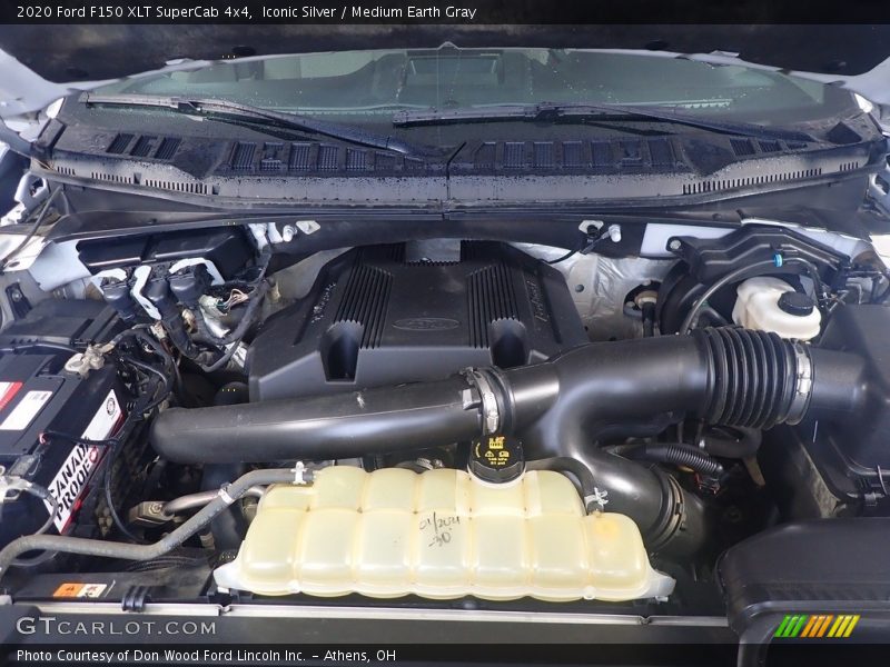 Iconic Silver / Medium Earth Gray 2020 Ford F150 XLT SuperCab 4x4