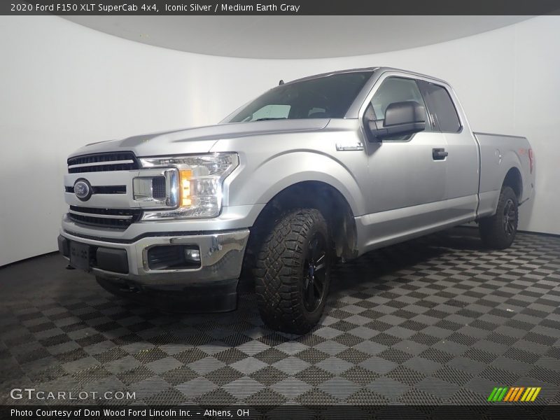 Iconic Silver / Medium Earth Gray 2020 Ford F150 XLT SuperCab 4x4