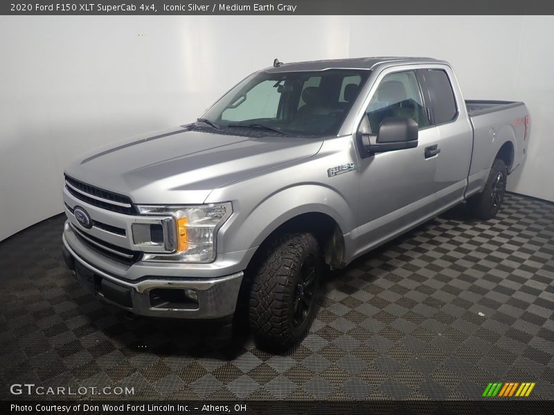 Iconic Silver / Medium Earth Gray 2020 Ford F150 XLT SuperCab 4x4