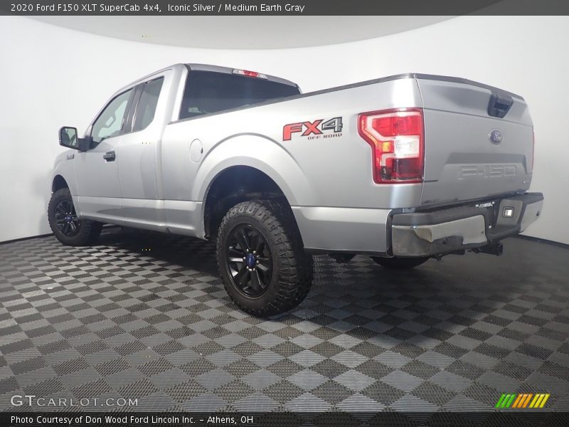 Iconic Silver / Medium Earth Gray 2020 Ford F150 XLT SuperCab 4x4