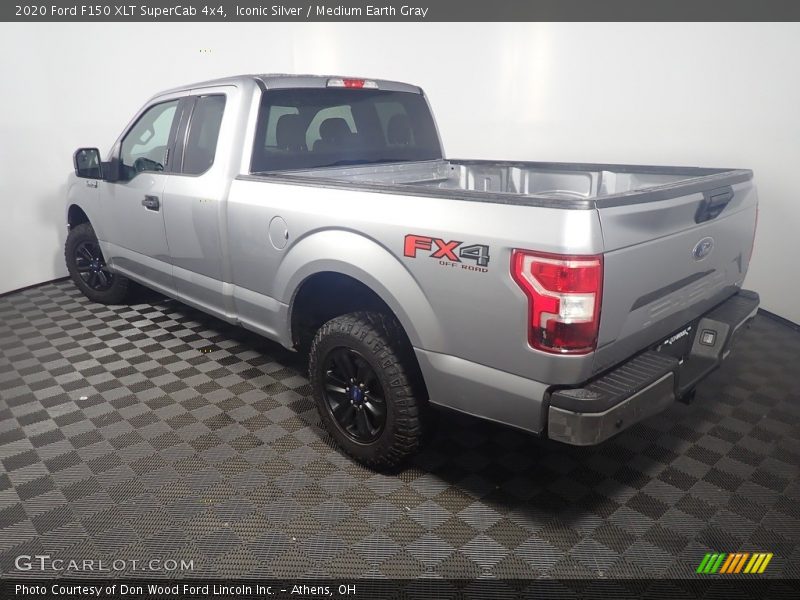 Iconic Silver / Medium Earth Gray 2020 Ford F150 XLT SuperCab 4x4
