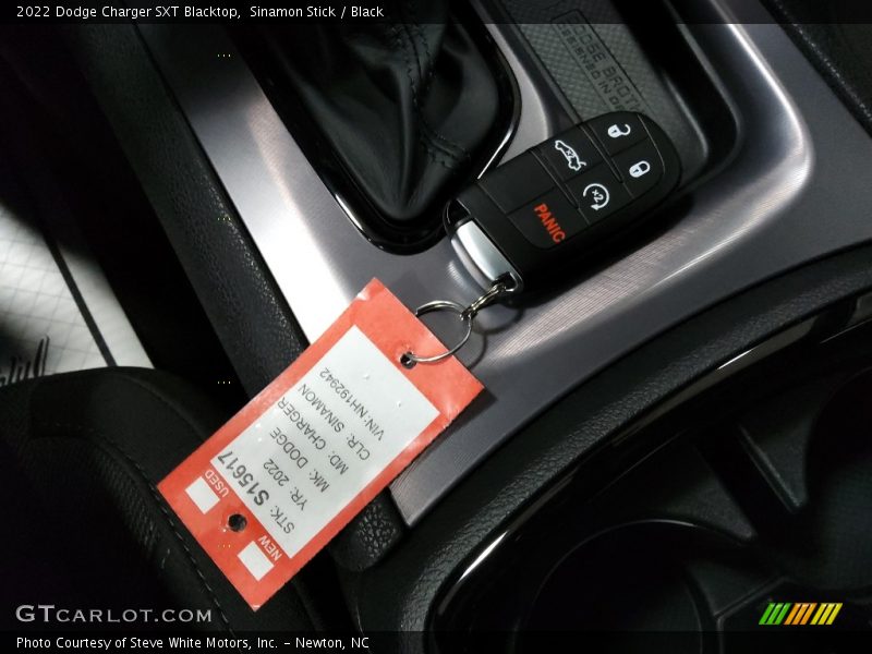 Sinamon Stick / Black 2022 Dodge Charger SXT Blacktop