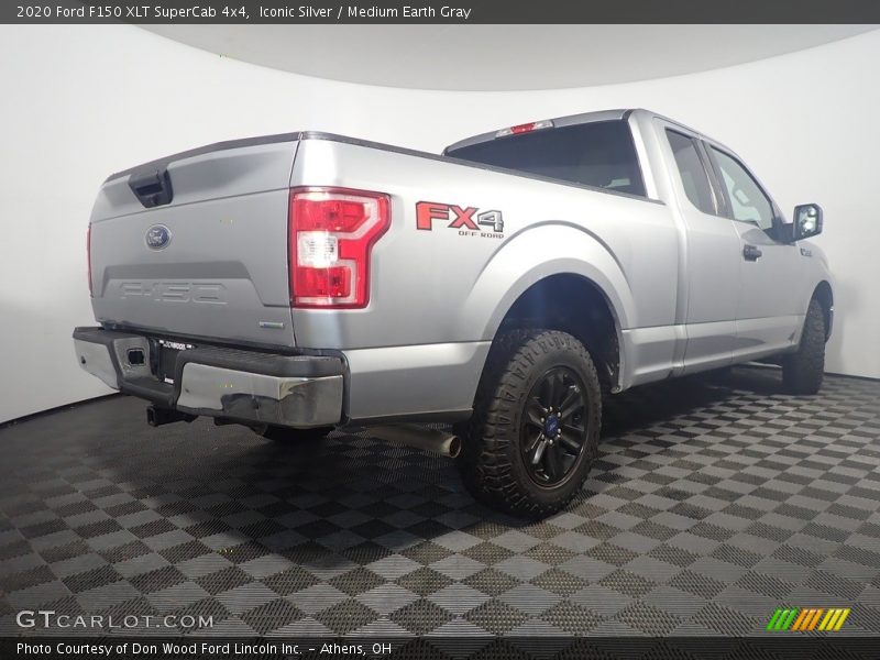 Iconic Silver / Medium Earth Gray 2020 Ford F150 XLT SuperCab 4x4
