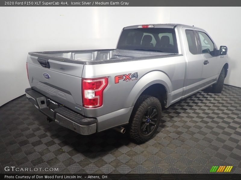 Iconic Silver / Medium Earth Gray 2020 Ford F150 XLT SuperCab 4x4