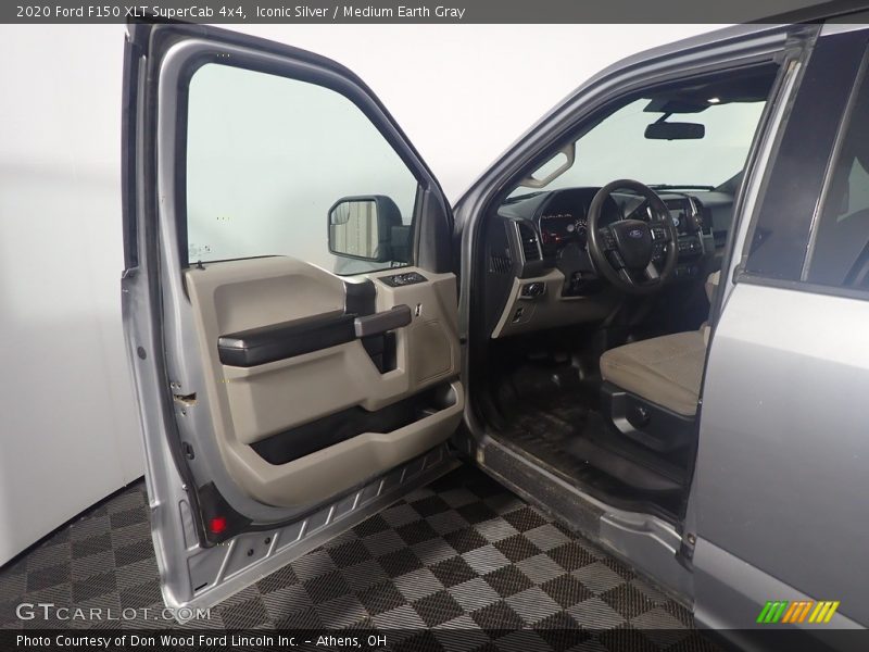 Iconic Silver / Medium Earth Gray 2020 Ford F150 XLT SuperCab 4x4