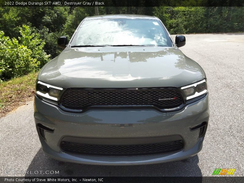 Destroyer Gray / Black 2022 Dodge Durango SXT AWD