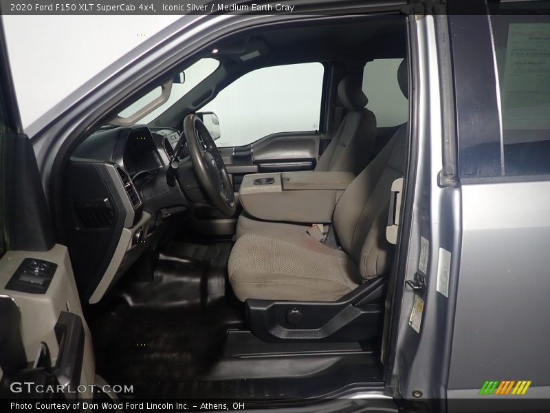 Iconic Silver / Medium Earth Gray 2020 Ford F150 XLT SuperCab 4x4