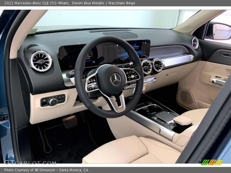 Denim Blue Metallic / Macchiato Beige 2022 Mercedes-Benz GLB 250 4Matic