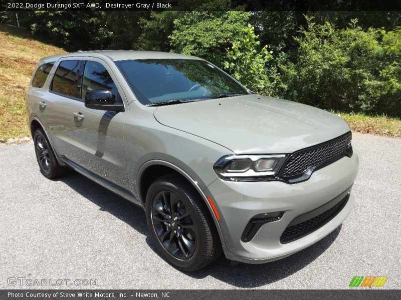 Destroyer Gray / Black 2022 Dodge Durango SXT AWD