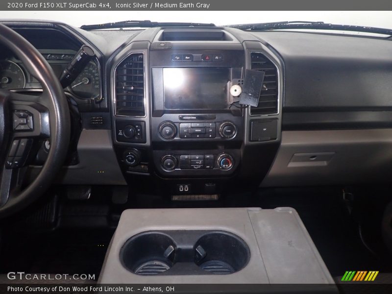 Iconic Silver / Medium Earth Gray 2020 Ford F150 XLT SuperCab 4x4