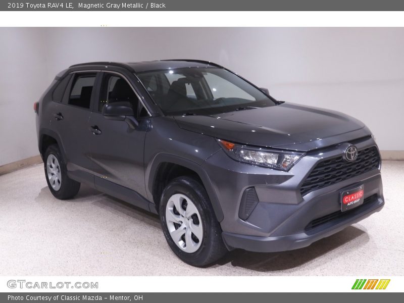 Magnetic Gray Metallic / Black 2019 Toyota RAV4 LE