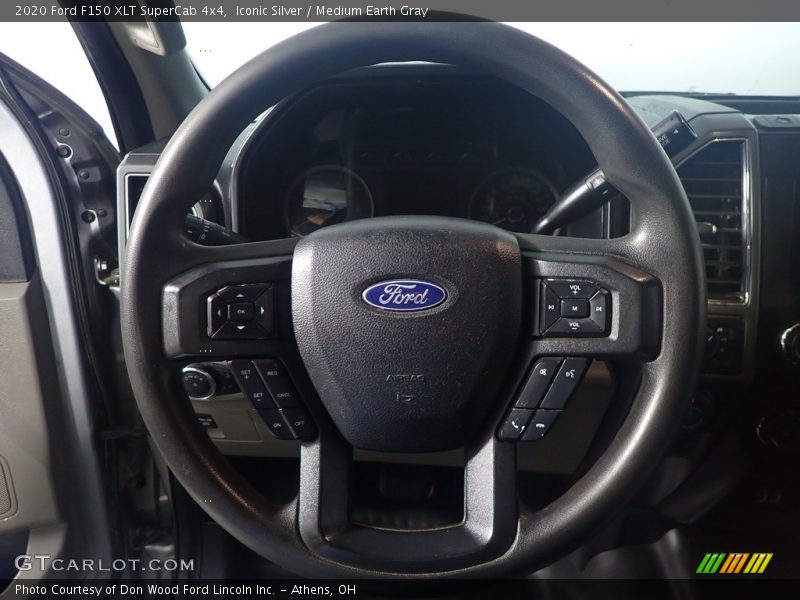 Iconic Silver / Medium Earth Gray 2020 Ford F150 XLT SuperCab 4x4